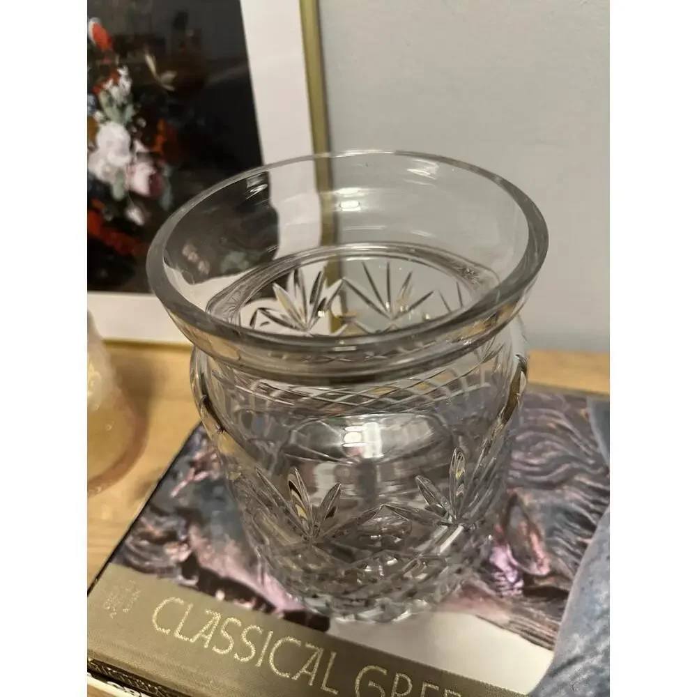 Vintage Large Waterford Crystal Jar Without Lid PRISTINE Condition Cottagecore - Picture 3 of 5